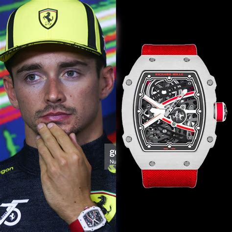 richard mille watch leclerc|charles leclerc big bang watch.